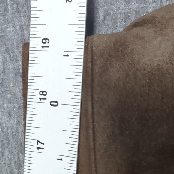 Vintage Margaret Godfrey Leather Suede Brown Pants Plus Size 20 - Picture 6 of 14